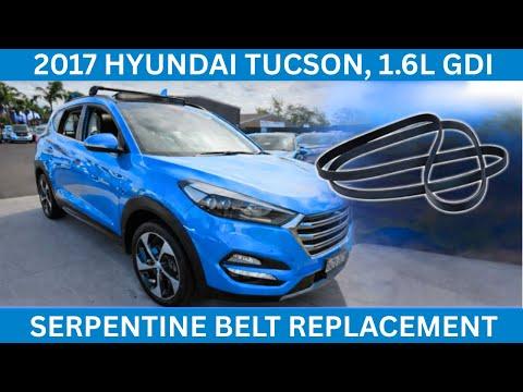 2017 Hyundai Tucson - How to Replace a Serpentine Belt & Idler Pulley