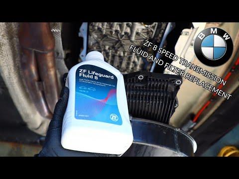 ZF 8 speed transmission 8HP45 8HP70 fluid filter replacement BMW 340i 440i 550i 650i 750i