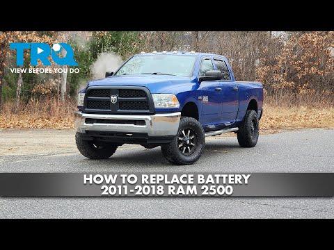 How to Replace the Battery on a 2018 Ram 2500 (Single or Dual Battery Setup)