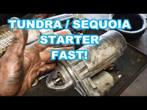How to Replace the Starter Motor on a 2016 Toyota Sequoia 5.7L V8