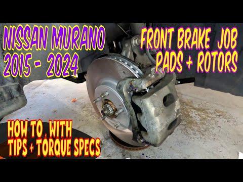 How to Replace Front Brake Pads and Rotors on a 2018 Nissan Murano (DIY Guide)