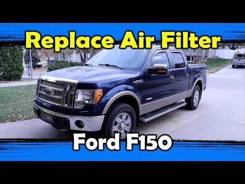 2012 Ford F150 Engine Air Filter Replacement