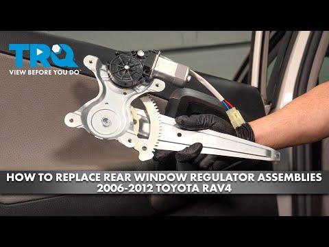 How to Replace Rear Window Regulator Assemblies 2006-2012 Toyota RAV4