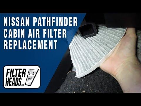 How to Replace Cabin Air Filter 2016 Nissan Pathfinder | AQ1228C
