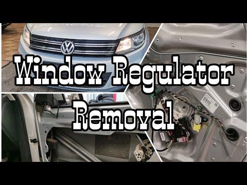 How to Remove Front Window Regulator on a WV Tiguan 2014.