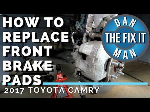 How to Replace Front Brake Pads on a 2017 Toyota Camry