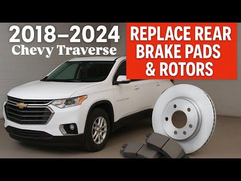 How to Replace Rear Brake Pads & Rotors on a 2022 Chevrolet Traverse (EPB Service Mode)