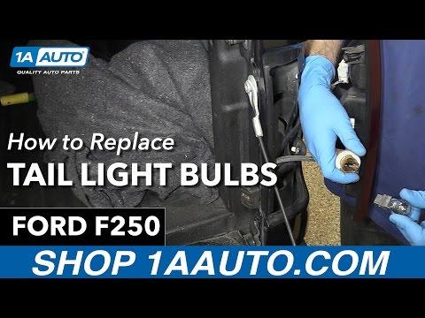 How to Replace Taillight Bulbs on a 2016 Ford F-250 Super Duty (3157)