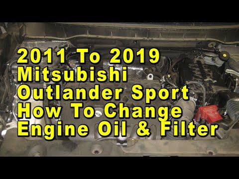 How to Change Engine Oil & Oil Filter on a 2016 Mitsubishi Outlander Sport