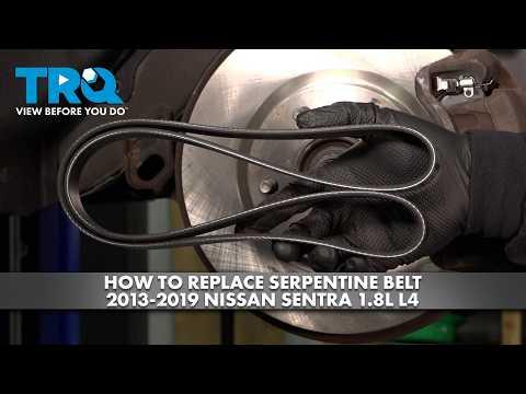 How to Replace the Serpentine Belt on a 2013-2019 Nissan Sentra 1.8L (Engine: Inline 4 1.8L)