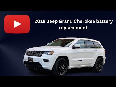 2018 Jeep Grand Cherokee battery replacement.#jeepgrandcherokee #batteryreplacement