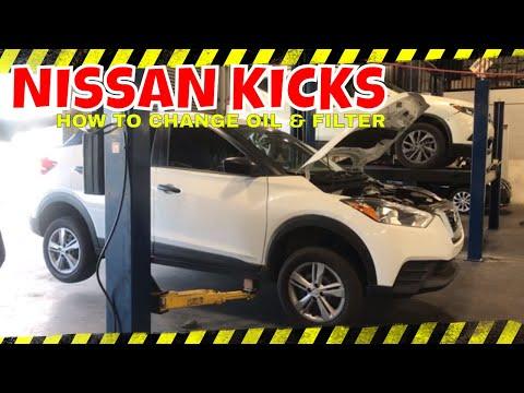 NISSAN KICKS OIL AND FILTER CHANGE HOW TO WALKTHROUGH
