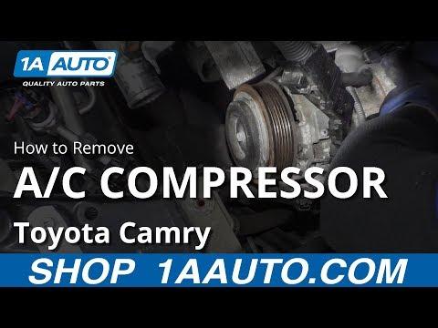 How to Replace the A/C Compressor on a 2018 Toyota Avalon (R-134a Recharge Guide)