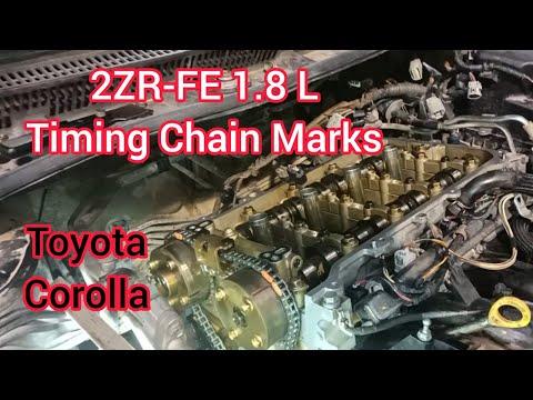 2ZR-FE 1.8L Engine Timing Chain Replacement Of Toyota Corolla | Timing Marks Setting
