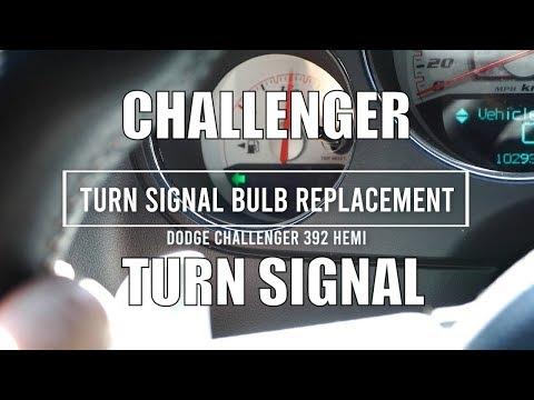 Dodge Challenger Front Turn Signal Bulb Change