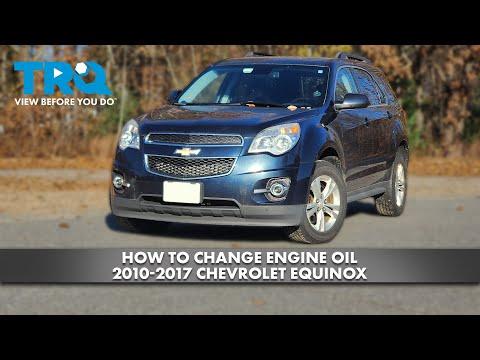 How to Change Engine Oil 2010-2017 Chevrolet Equinox