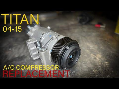 How to Replace the A/C Compressor on a 2018 Nissan Armada (R-134a System)