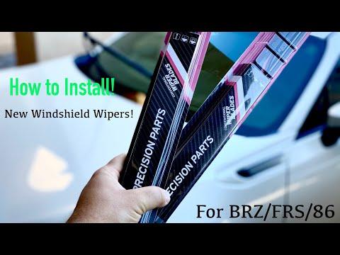 How to Replace Front Windshield Wiper Blades on a 2018 Subaru BRZ