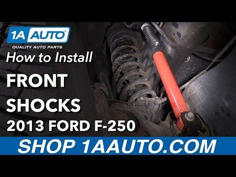 How to Replace Front & Rear Shock Absorbers on a 2016 Ford F-250 Super Duty