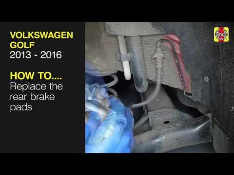 How to Replace Rear Brake Pads on a 2016 Volkswagen Golf