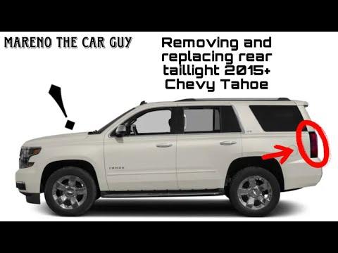 How to Replace Rear Turn Signal Bulbs on a 2016 Chevrolet Tahoe (Tail Lamp Removal)