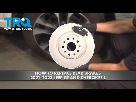 How to Replace Rear Brakes 2021-2023 Jeep Grand Cherokee L