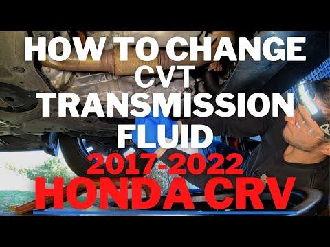 How to Change CVT Transmission Fluid on a 2015-2019 Honda CR-V 2.4L AWD (Trim: LX | Engine: Inline 4 2.4L | Body: Sport Utility)