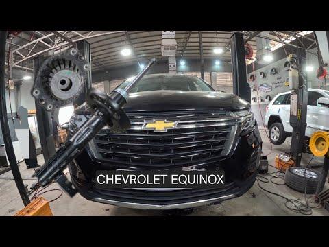 replacing front shock absorber - strut mount ... chevrolet equinox 2018-2025 (torque specs)