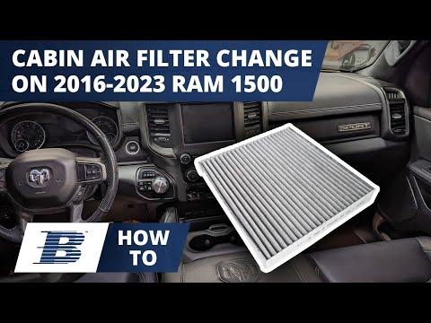 How to Change the Ram 1500 Cabin Air Filter on 2016-2023 Models