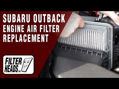 How to Replace the Engine Air Filter on a 2004-2019 Subaru Outback (Engine: Flat 4 2.5L | Body: Wagon)