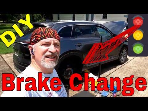 How To Replace Rear Brake Pads And Rotors On A Mazda CX-9 - And Why Rear Pads Wear Out First