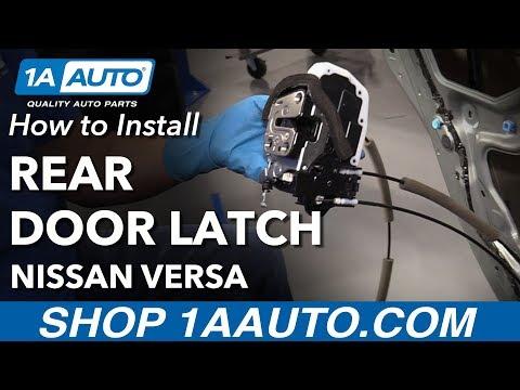 How to Replace the Rear Door Lock Actuator on a 2016 Nissan Versa