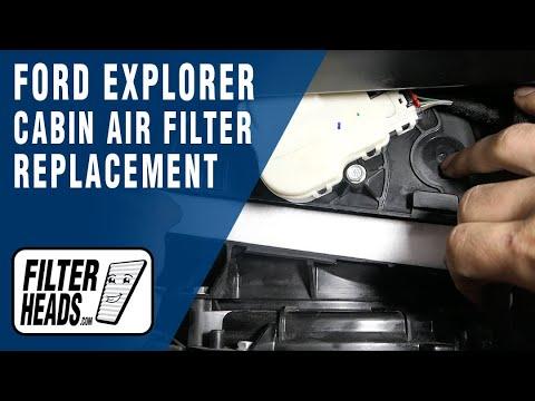 How to Replace Cabin Air Filter 2017 Ford Explorer | AQ1153
