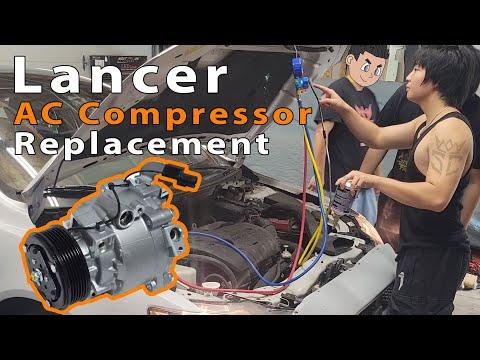 How to Replace the A/C Compressor on a 2016 Mitsubishi Lancer (R-134a System)