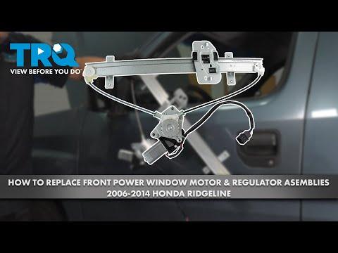 How to Replace Front Power Window Motor & Regulator Assemblies 2006-2014 Honda Ridgeline