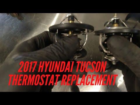 How to replace thermostat on 2017 Hyundai Tucson