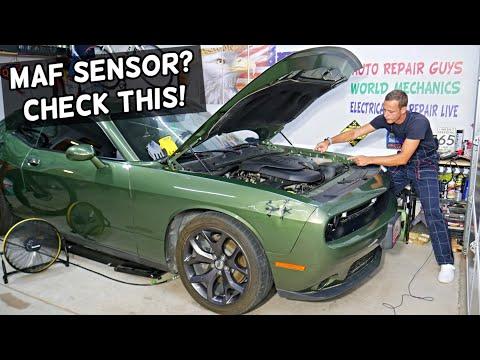 WHERE IS MAF SENSOR ON DODGE CHALLENGER