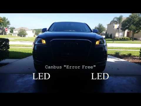 How to Replace the Front Turn Signal Bulb on a 2018 Audi Q5 (Halogen vs LED)