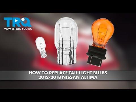 How to Replace Both Tail Light Bulbs on a 2013 Nissan Altima