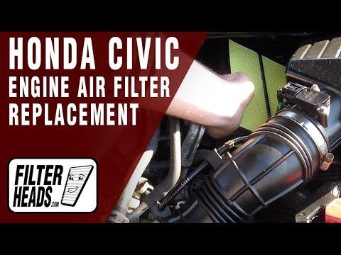 How to Replace Engine Air Filter 2007 Honda Civic L4 2.0L | TA26306, AF3592
