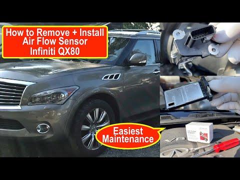 How to Replace the Mass Air Flow (MAF) Sensor on a 2016 INFINITI QX80