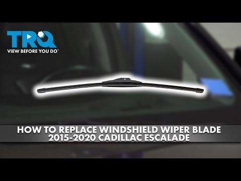 How to Replace Front Windshield Wiper Blades on a 2018 Cadillac Escalade