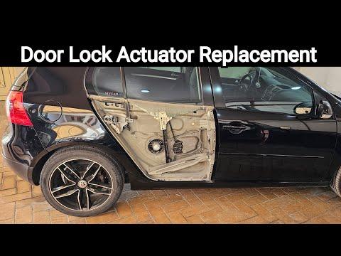 Rear Door Lock Actuator Replacement | VW Golf MK5