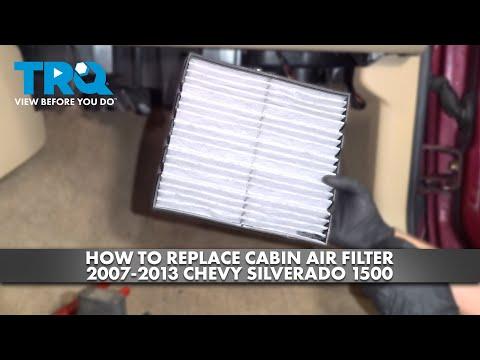 How to Replace the Cabin Air Filter on a 2007-2013 GMC Sierra 1500 (Engine: V8 5.3L)