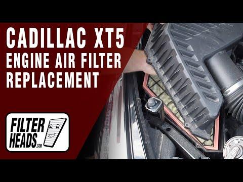 How to Replace Engine Air Filter 2018 Cadillac XT5 V6 3.6L | TA41392, AF3212