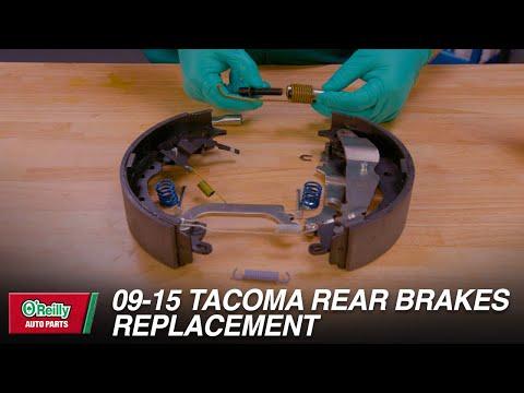 How to Change the Rear Brake Shoes and Drums on a 2009-2015 Toyota Tacoma