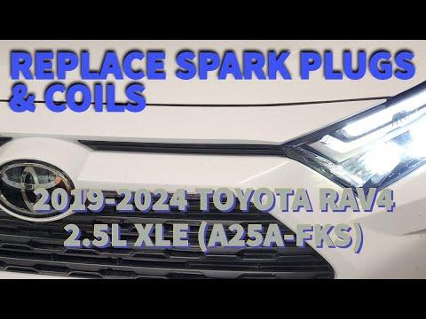 2019-2024 TOYOTA RAV4 2.5L, Replace Spark Plugs and Coils (A25A-FKS)