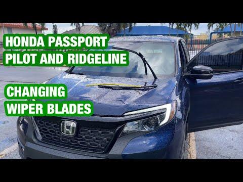Honda passport wiper blades replacement