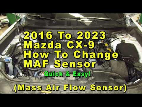 How to Replace the Mass Air Flow (MAF) Sensor on a 2016 Mazda CX-9