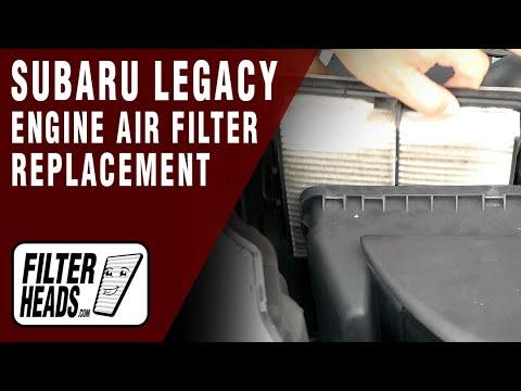 How to Replace Engine Air Filter 2016 Subaru Legacy 2.5L H4 | AF3984, TA35592